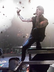 Marilyn Manson stort in elkaar op podium