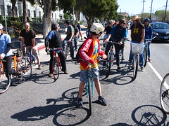 Flying Pigeon LA feeder ride to CicLAvia on April 15, 2012