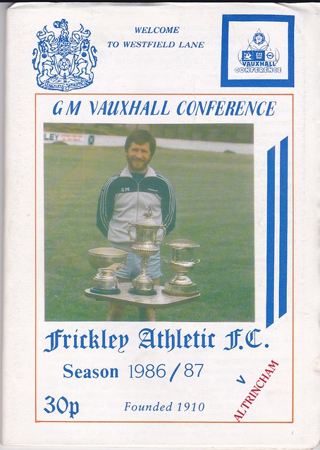Frickley Athletic V Altrincham 15/11/86 (FA CUP 1st Round)