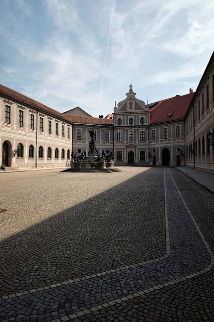 The Brunnenhof courtyard of the Residenz in Munich