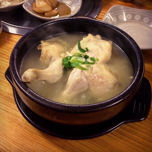     !! ...     !! #Lunch #Korean #Traditional #Food #Samgyetang #Chicken #Soup with #Ginseng ©  Jude Lee