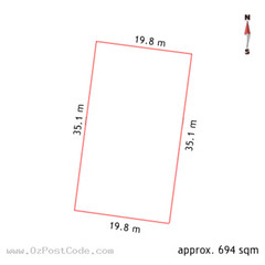 11 Fenner Street, Downer 2602 ACT land size