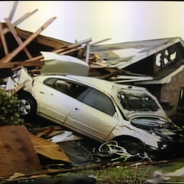 Tornado Damage In Dallas, Texas April 3,2012 #instagram #eavig #tornado #ifollowback #ifollow #iphoneography #fiercestorms