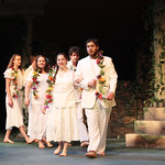 A group of students acting on stage
