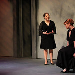 Two students acting in a play