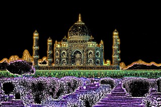 India - Uttar Pradesh - Agra - Taj Mahal - 26b