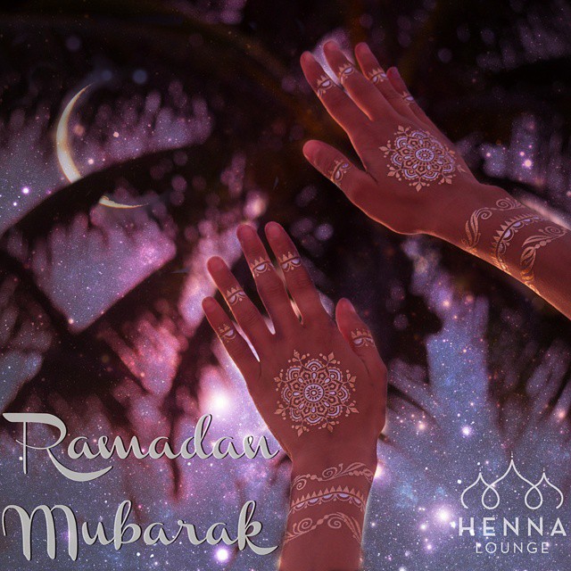 Ramadan Mubarak to all my Muslim friends and fans! Wishing you the strength you need during your fast, and may many blessings come to you and all the world during this time! #Ramadan2015 #happyramadan #fasting #sunup2sundown #holymonth #salah #henna #sanf