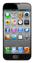 Apple iPhone 5 mock-up for the iPhone 5 Release