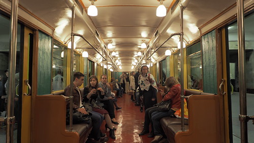 Moscow metro A 1 museum car ©  trolleway