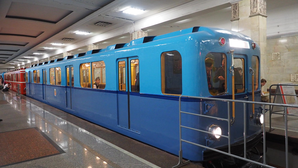 : Moscow metro G 530 museum car