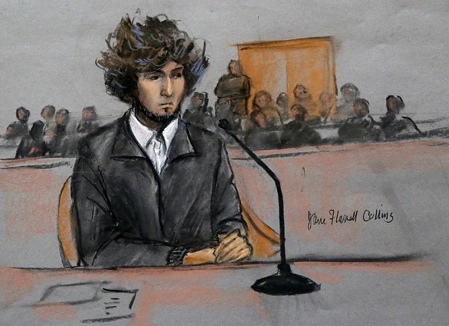 Compuesto por siete mujeres y cinco hombres, el jurado decidió que el joven Dzhokhar Tsarnaev merece la pena capital por su participación en el ataque que costó la vida a tres personas -entre ellas, un niño de ocho años- y dejó decenas de heridos. (AP)