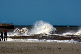 Waves at Gorleston Beach