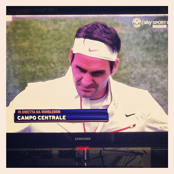 Si inaugura Wimbledon 2013 con il Re in giacca bianca...