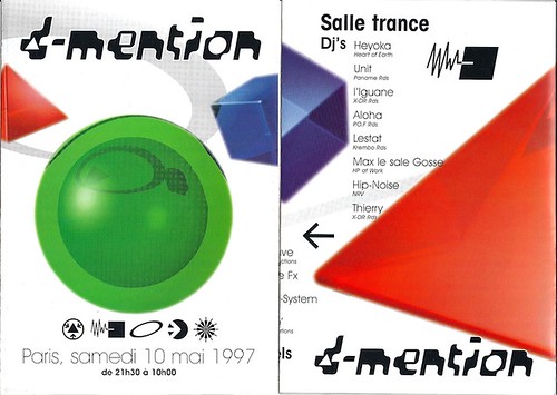 Patrice Heyoka - Flyer 10/05/1997 - "D-Mention 1" <a style="margin-left:10px; font-size:0.8em;" href="http://www.flickr.com/photos/110110699@N03/11351585765/" target="_blank">@flickr</a>