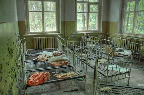 Abandoned nursery close to Chernobyl ©  dxa5on