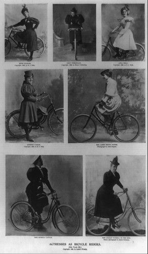 Actresses Bicycle Riders ©  Michael Neubert