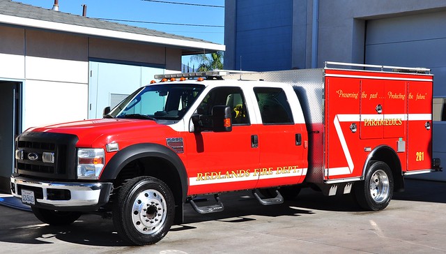california rescue ford mobile fire boise equipment squad medic department redlands 2007 261 bme f550