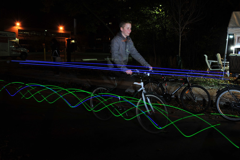 NightShift light bike photo booth 190