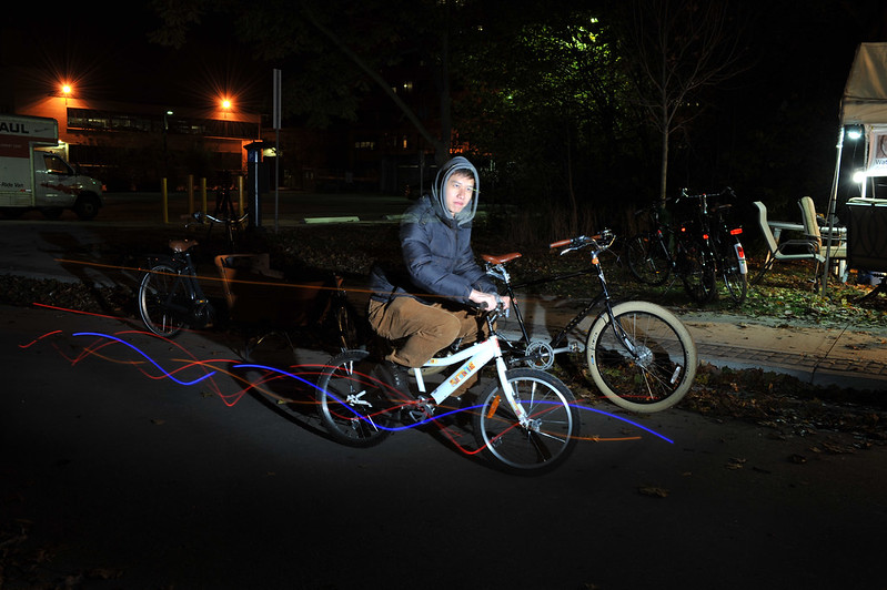 NightShift light bike photo booth 170