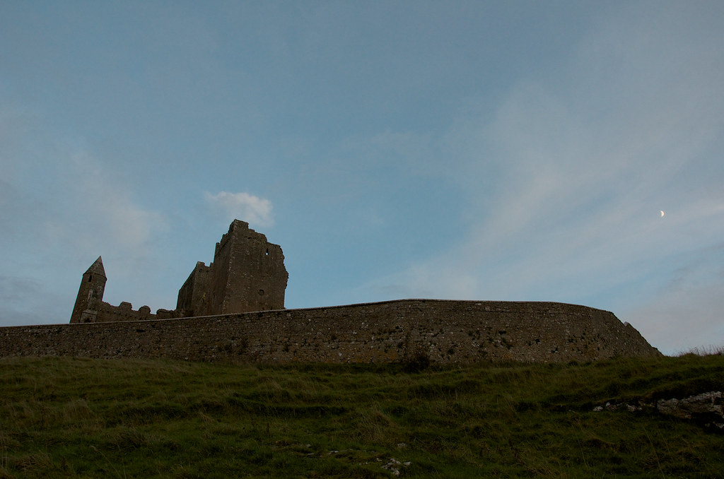 : At the walls of Rock of Cashel