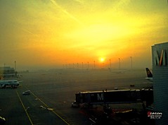 Sunrise at Munich Airport