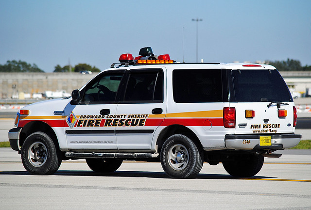 county rescue ford expedition fire sheriff broward fll bso