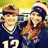 Andrew and Alyssa at the #Patriots game. ;) @patriots510