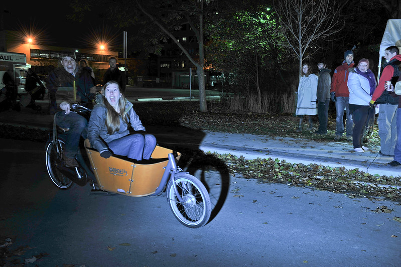 NightShift light bike photo booth 110