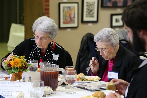 2013 Scholarship Luncheon Shirley Hinkle & Kathryn Hendren