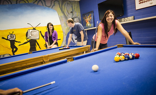 Students playing pool_1