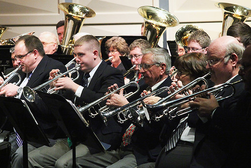 The JJC Community Band performs a winter concert in 2010.