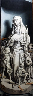 IMG_9196A Maître du retable de  Saint Barthélemy. actif à Cologne vers 1475-1510.  Retable de Saint Thomas. St Thomas Altarpiece.  vers 1495. Cologne Wallraf Richartz Museum