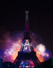 July 14th Eiffel Tower Fireworks by Mqrko_, on Flickr