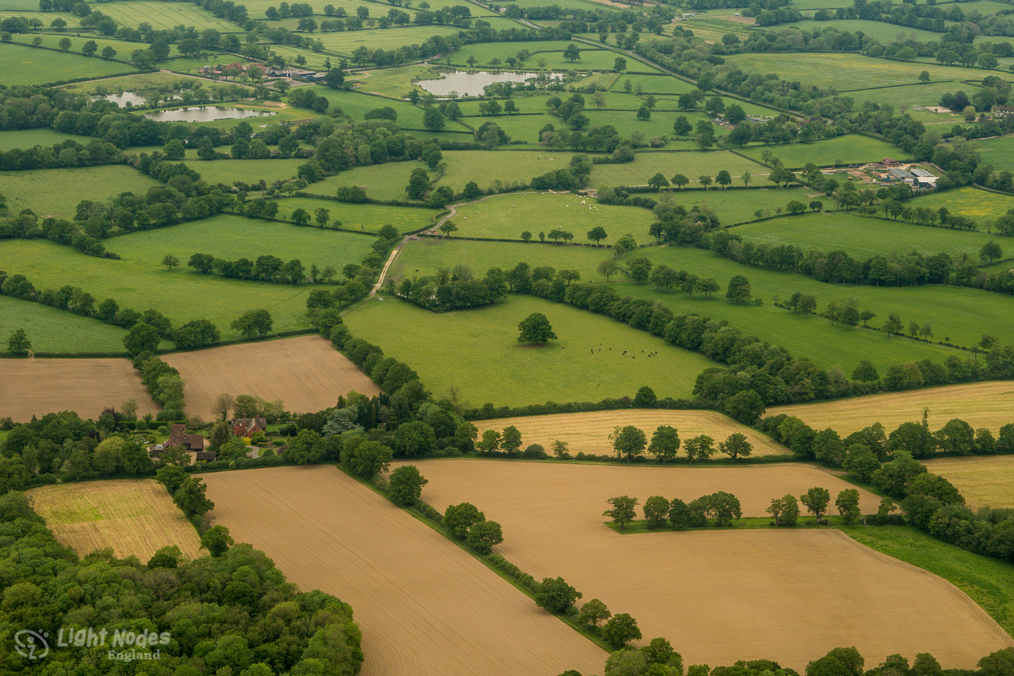 Surrey, England from air 4