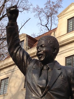 From http://www.flickr.com/photos/87913776@N00/11270863865/: Nelson Mandela statue, Washington DC