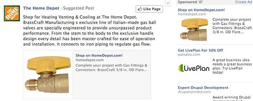 Home Depot is on the ball with their Facebook ...