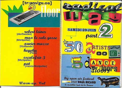 Patrice Heyoka - Flyer 29/06/1996 - "Radical Way 2" @ Le Castelet <a style="margin-left:10px; font-size:0.8em;" href="http://www.flickr.com/photos/110110699@N03/11337197646/" target="_blank">@flickr</a>