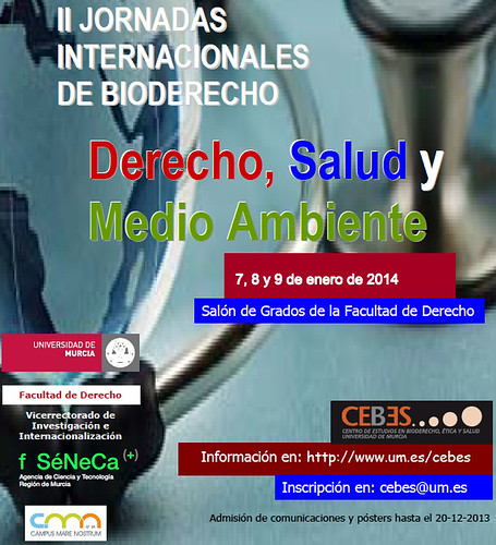 Cartel II Jornadas Internacionales de Bioderecho