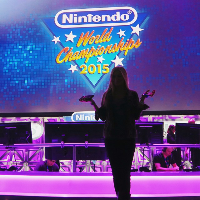 Just got to NINTENDO World Championships!! So excited! #NWC2015 😊🎮