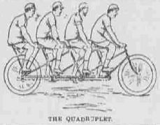 : Quadruplet Bicycle