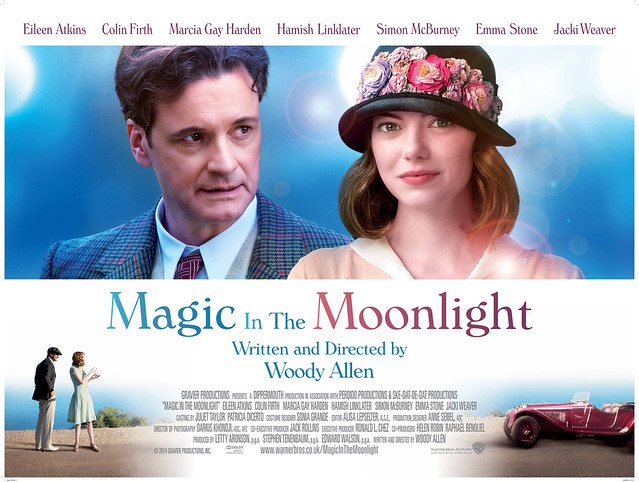 A Glowing Firth & Stone Grace UK Poster For Woody Allens MAGIC IN THE MOONLIGHT