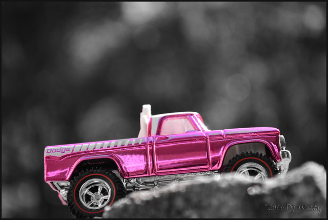 truck pickup hotwheels dodge diecast redlines powerwagon pinkpartycar conventionpiece