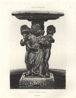 Edouard Baldus - Vasque & Groupe d'Enfants, Palais de Versailles, 1876