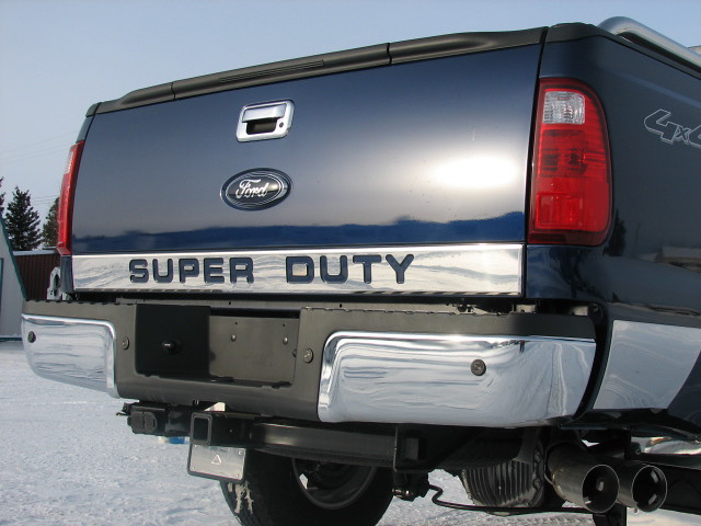 ford cut duty super tailgate laser stainless insert stee gatorgear 758145
