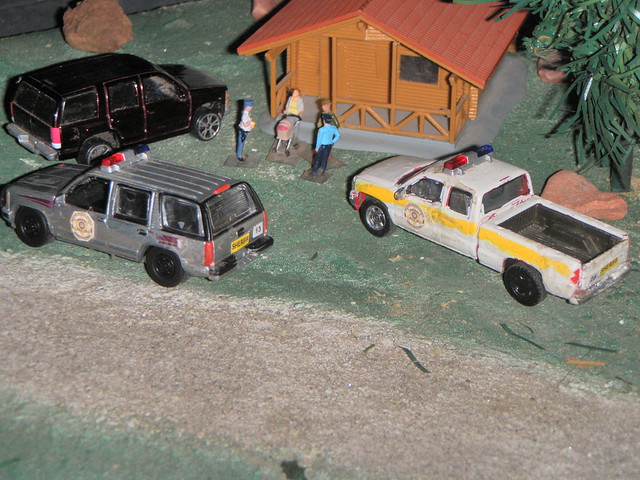 truck toy model matchbox dioramas diecast boley johnnylighting 164scale diecastdioramas gmcsierrapickup hoscalefigures