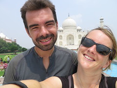Selfie au Taj Mahal <a style="margin-left:10px; font-size:0.8em;" href="http://www.flickr.com/photos/83080376@N03/15242836225/" target="_blank">@flickr</a>