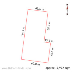 32 Torrens Street, City 2612 ACT land size