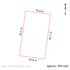 21 Fenner Street, Downer 2602 ACT land size