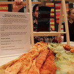 Natural dyes and textiles art exhibit.