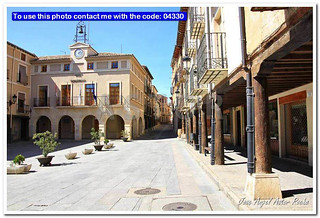 arcaded main square of San Esteban de Gormaz, Spain